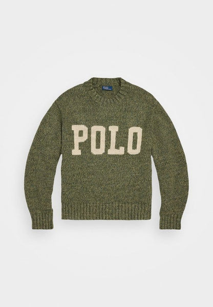 Women Olive Green Knitted Sweater