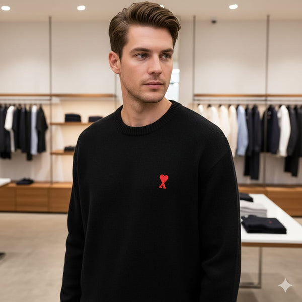 Luxury Imported Knit Sweater for Men