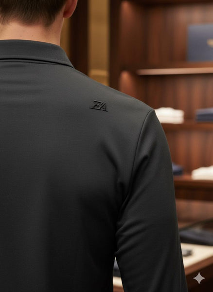 Luxury Imported Black Formal Shirt for Men | Premium Slim Fit Design