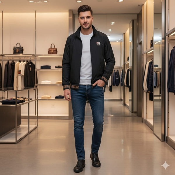 Men Casual Zip-Up Jacket