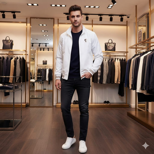 Men Casual Zip-Up Jacket