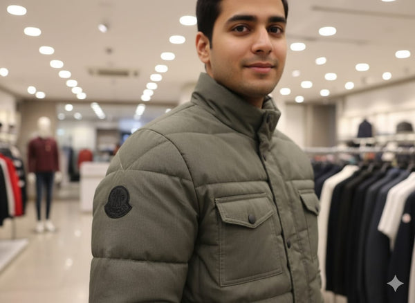 Men Stylish Puffer Jacket - Warm & Trendy
