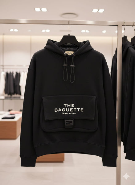 Stylish Hoodie with Crossbody Bag Design