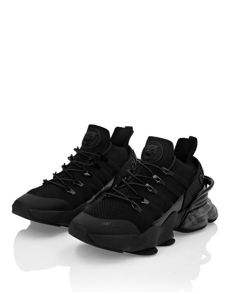 High-Performance Sport Sneakers - All-Black Edition