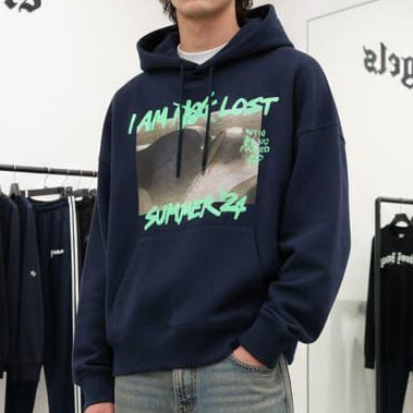 Men Premium Graphic-Print Hoodie