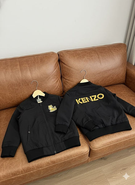 Kids' Embroidered Tiger Bomber Jackets Collection