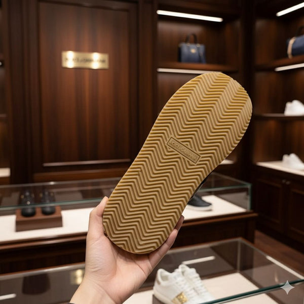 Branded  Dual-Laced Suede Sneakers