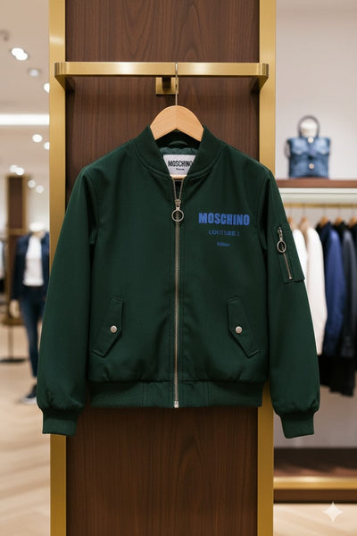 Premium Trendy Zip-Up Bomber with  Logo