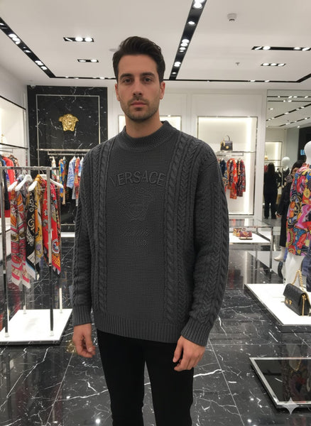 Medusa Cable-Knit Sweater