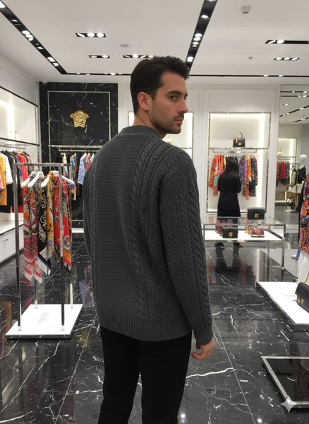 Medusa Cable-Knit Sweater