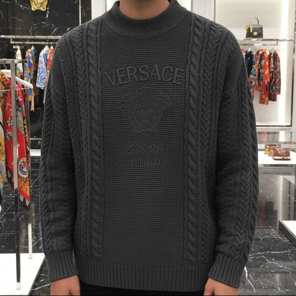 Medusa Cable-Knit Sweater