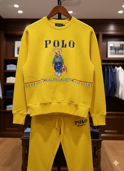 Premium Yellow Tracksuit Set For Women