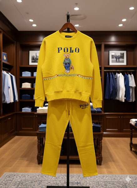 Premium Yellow Tracksuit Set For Women