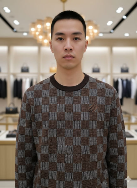 Men Premium Wool Crewneck Pullover