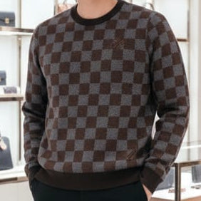 Men Premium Wool Crewneck Pullover