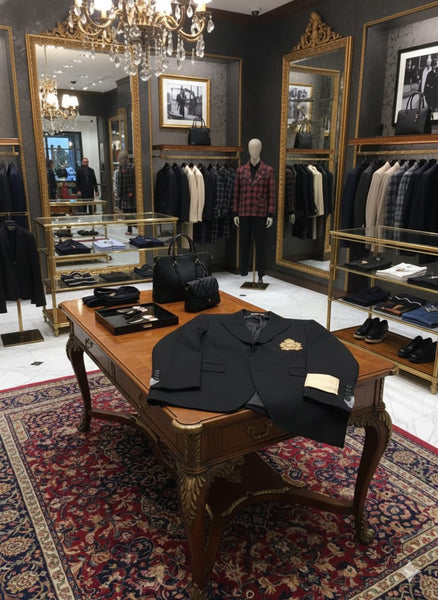 Black Crest Blazer Premium Designer Formal Wear