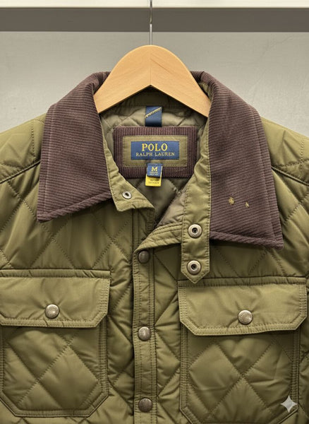 Premium Quilted Corduroy-Collar Shirt Jacket