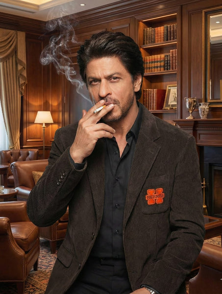 Luxury Brand Tweed Blazer with Signature Logo Patch