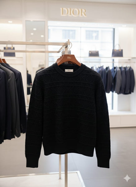 Premium Brand Textured Knit Pullover