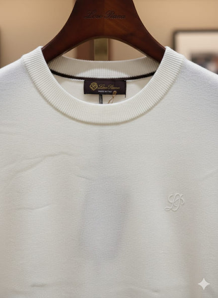 Premium Off-White Lightweight Knit Pullover