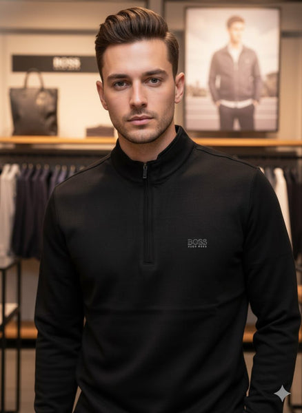 Luxurious Men's Quarter-Zip Pullover