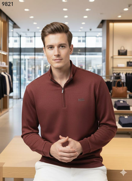 Premium Men's Quarter-Zip Pullover