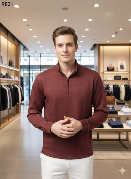 Premium Men's Quarter-Zip Pullover