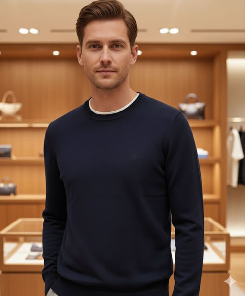 Luxury Imported Crewneck Pullover For men