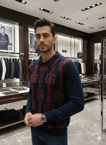 Premium Brand  Logo Knit Sweater for Men