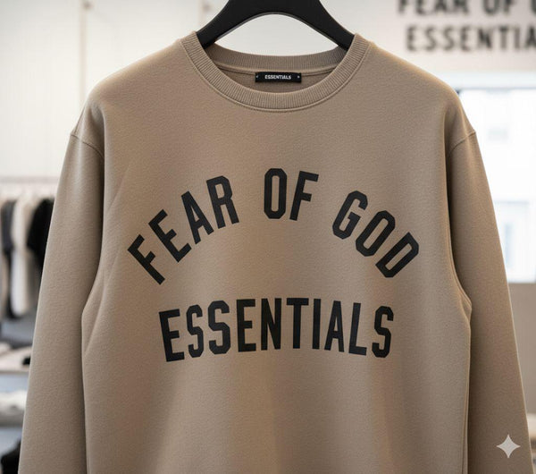 Premium Oversized Sweatshirt  Crewneck – Stone Beige