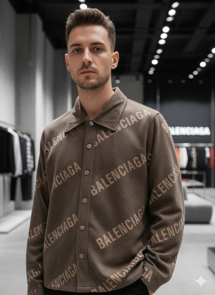 Premium Men Designer-Style Button-Up Shirt – Luxury & Imported Quality