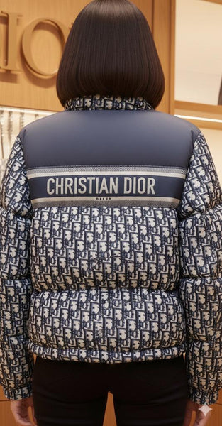 Premium All-Over Logo Initial Puffer Jacket