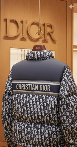 Premium All-Over Logo Initial Puffer Jacket