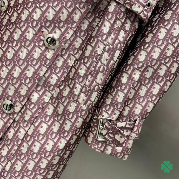 Elegant Designer Printed Trench Coat for Women