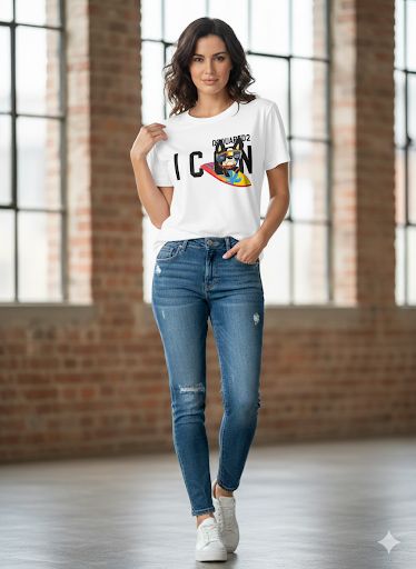 Premium Icon Logo-Print T-shirt