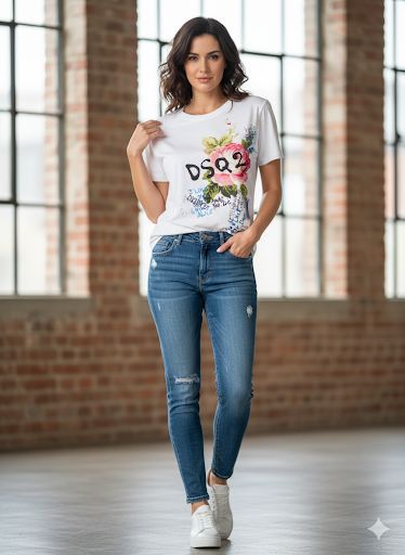 Premium Icon Logo-Print T-shirt