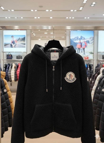 Premium Black Furry Designer Jacket For Women