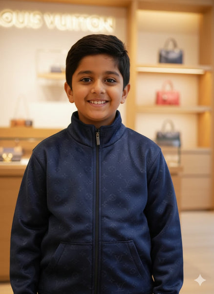 Stylish Navy Kids Tracksuit