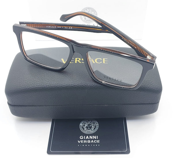 Men’s Eyeglasses Bold Modern Frame with Signature Branding