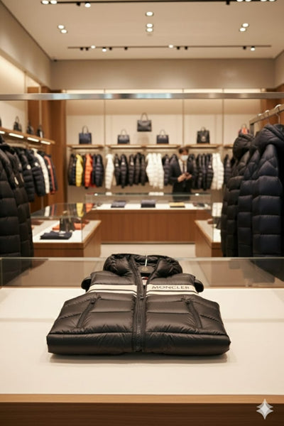 Men’s  Black Puffer Vest  Premium Warmth with Signature Logo Design