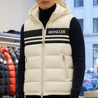 White  Puffer Vest  Premium Warmth with Signature Logo Design