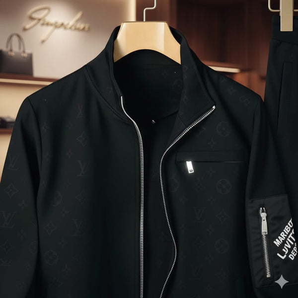 Luxury  & Branded Side Zip Closure Pocket Track set