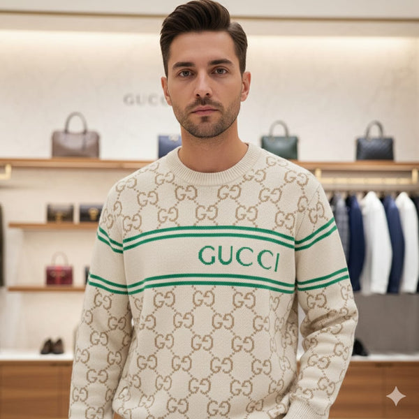 Premium GG Monogram  Pullover  For Men