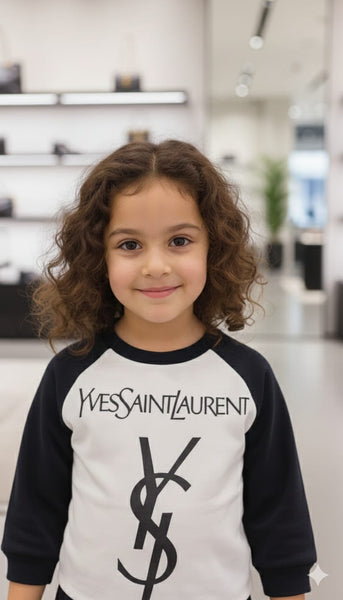 Girls  Premium Black  Co-Ord Set  Stylish Sweatshirt & Pants Outfit