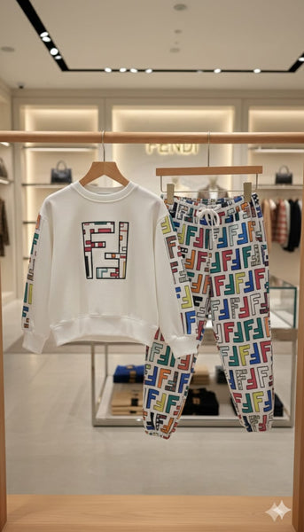Stylish & Elegant Printed Coordinates Set  For Kids Girls