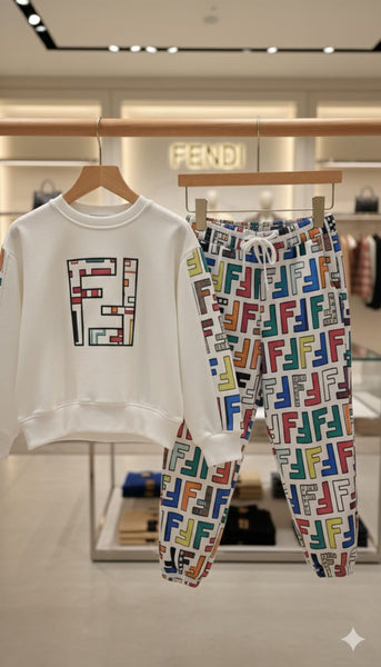 Stylish & Elegant Printed Coordinates Set  For Kids Girls