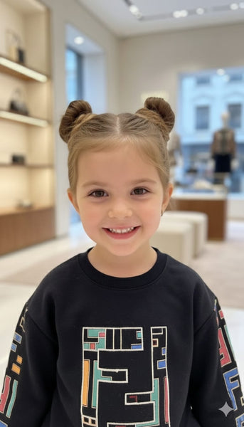 Trendy Kids Printed Co-ordinate Set Stylish Sweatshirt & Joggers