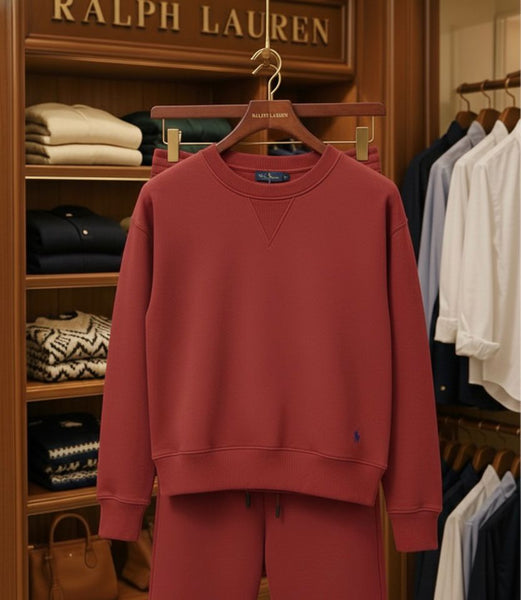 Women’s Premium Maroon Sweatshirt & Jogger Set