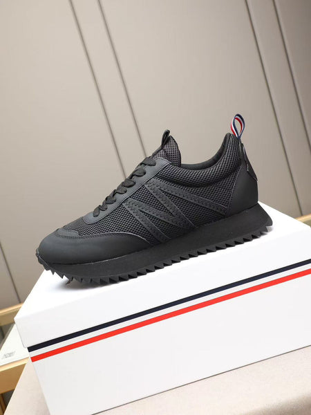 Premium Black Sports Sneakers Lightweight & Stylish Comfort