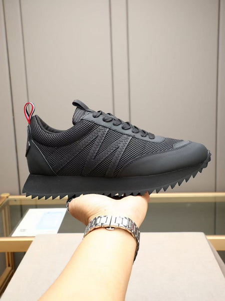 Premium Black Sports Sneakers Lightweight & Stylish Comfort